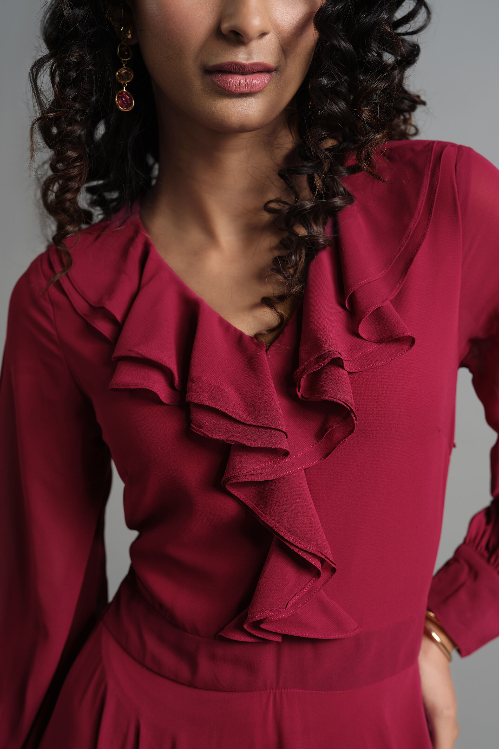 Wine & Roses Gown, Wine, image 5